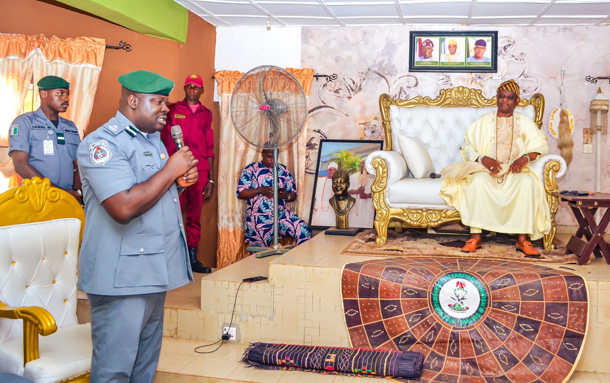 Deputy Comptroller OO Afeni, Customs Area Controller, Ogun I Area Command