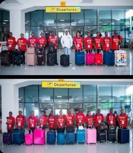 Students depart for Kigali