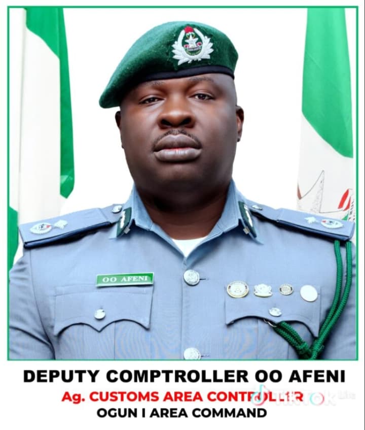 Zakari Chado, Deputy Superintendent of Customs and Public Relations Officer, Ogun I Area Command