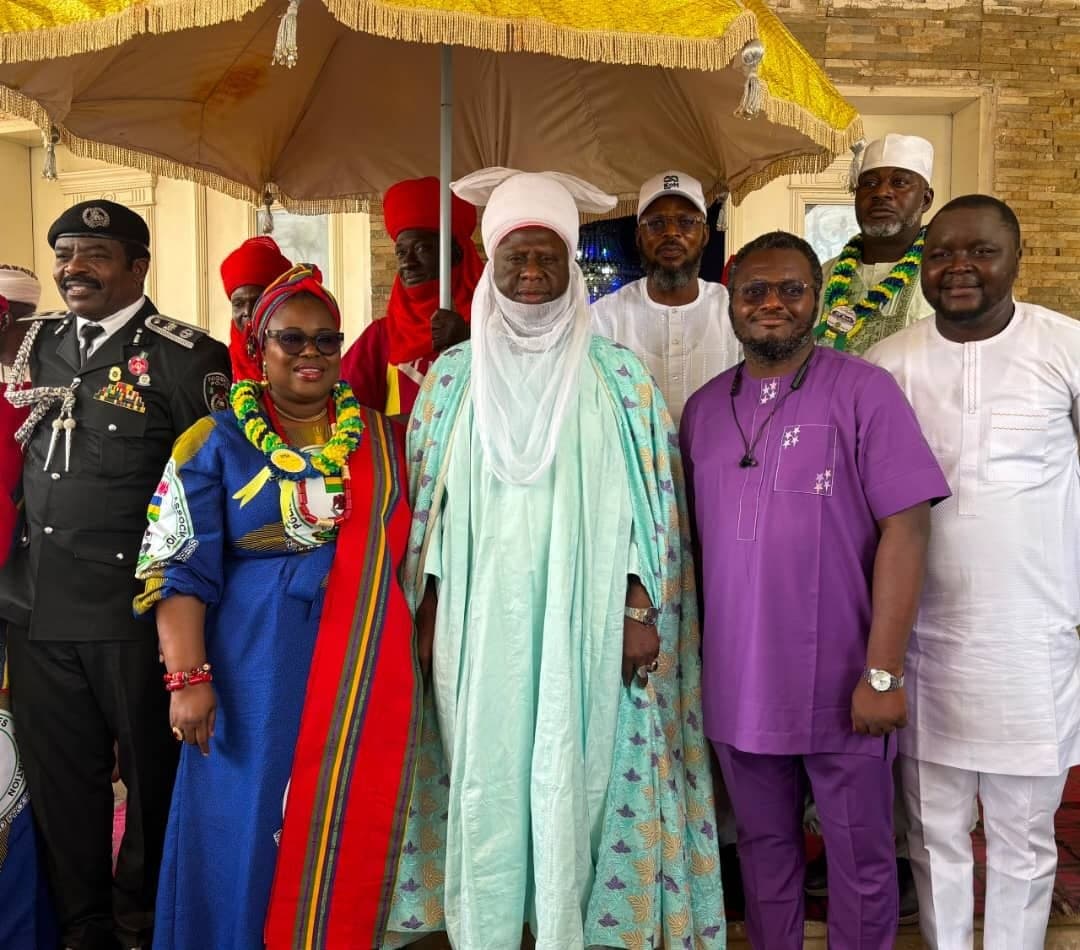 POWA President Disu honoured with traditional title by Minna Emirate