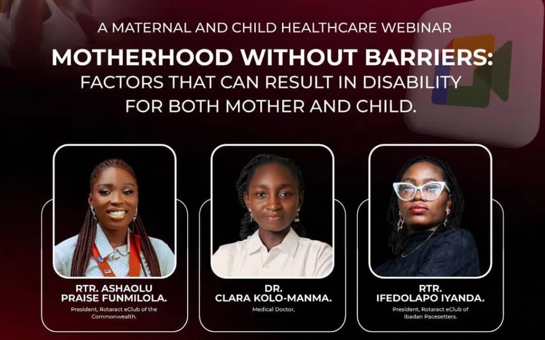 Rotaract Clubs push for safer pregnancy, healthier childhoods through awareness