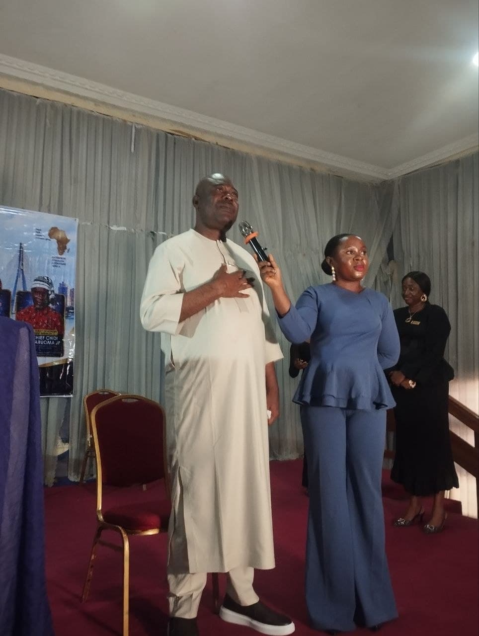 Rotarian Chief Chidi Nkem-Aruoma, Keynote Speaker and Immediate Past President, Umuahia Chamber of Commerce