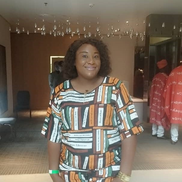 A portrait of Esther Onyegbula